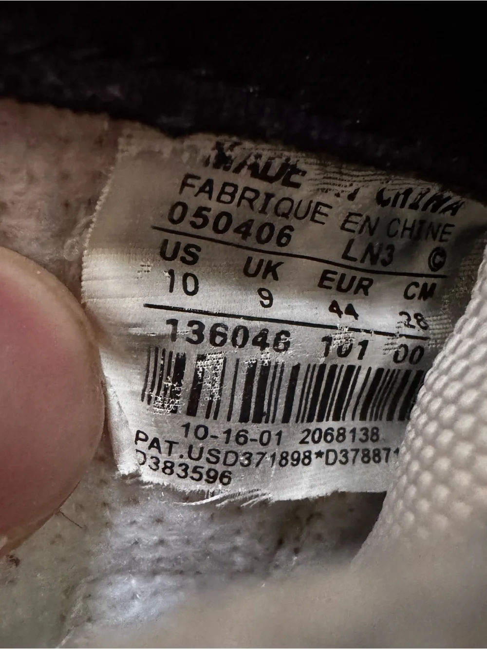 RARE 2000 Jordan 11 Concord. Size 10.